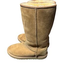 UGG Australia Chestnut Little Girls Winter Boots Size 2 Faux Fur
